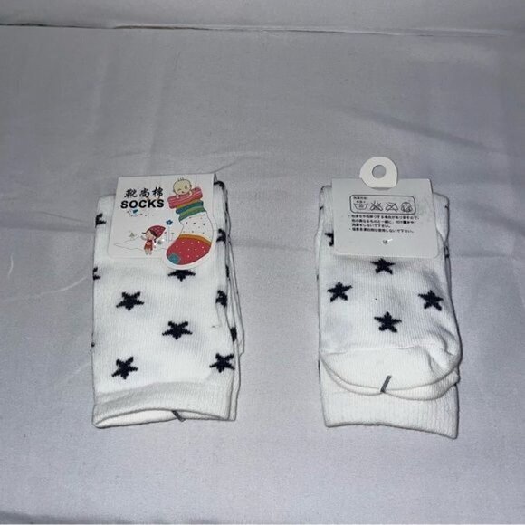 Star Print Toddler Socks Knee High Stars All over Print Casual High Boot Socks - Picture 1 of 3